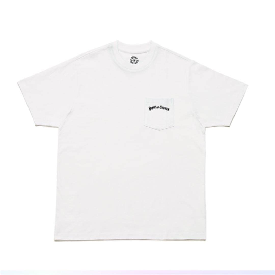 BUMP OF CHICKEN ニコル ポケットTシャツ Mサイズ Amazon.co.jp: バンプオブチキン ニコルPocket TEE WHITE T